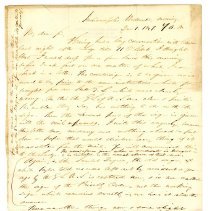 Colfax Collection, Letter
Colfax to Charles M. Heaton, Sr., Indianapolis, Dec. 1. 1847.